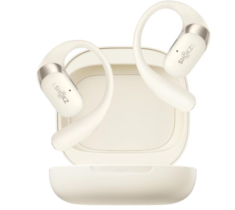 SHOKZ OpenFit 2 Headset True Wireless Stereo (TWS) Ear-hook, Open-ear Calls/Music/Sport/Everyday Bluetooth Beige