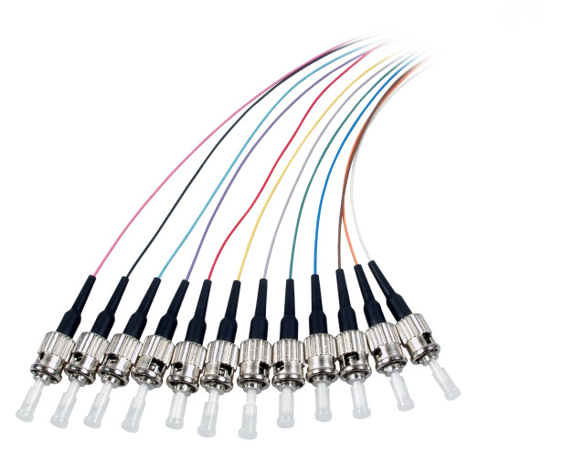EFB Faserpigtail ST OM4 Farbiges Set 2m - 12 Stck