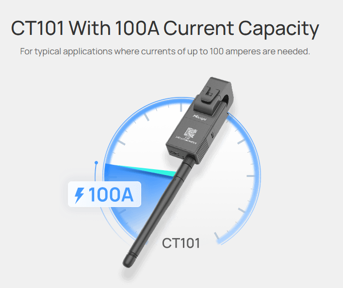 Milesight IoT Smart Current Transformer, CT101-868M LoRaWAN / 100A primary
