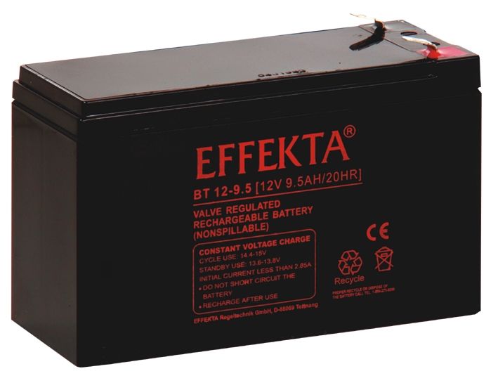 Effekta zbh. Akku, 12V-9,5AH, Effekta zbh. Akku, 12V-9,5AH,