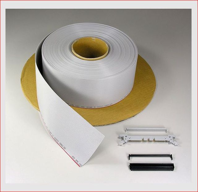 CableEye 64-conductor IDC Flat Cable, charged per foot CableEye 64-conductor IDC Flat Cable, charged per foot