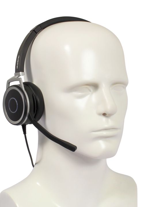 Plusonic Business Headset, 15.1P, monaural, USB & 3,5mm Klinke