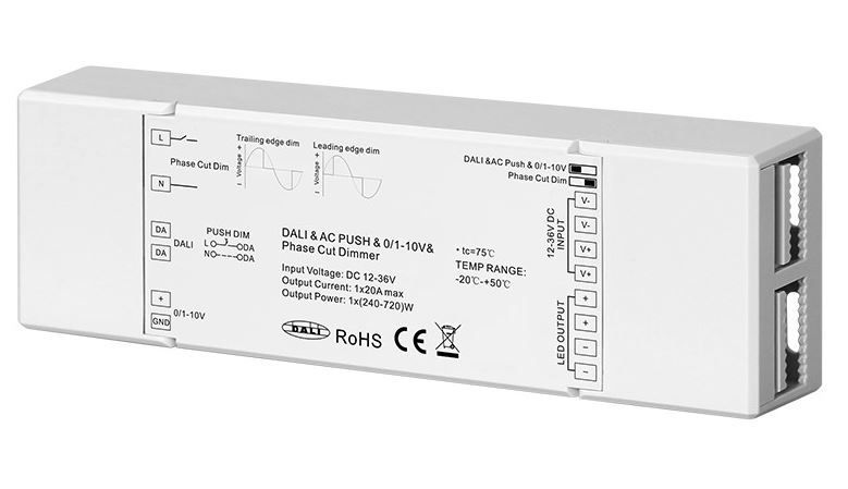 Synergy 21 LED Controller EOS 07 DALI  PWM Dimmer 1 Kanal