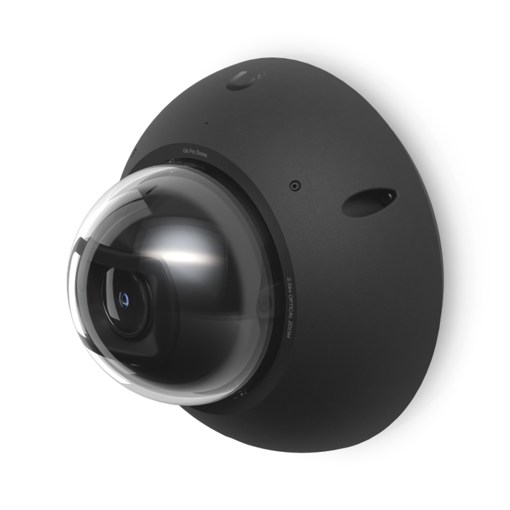 Ubiquiti UniFi Video Camera G6 Pro Dome • Outdoor • 4K • InfraRot • IP66 • PoE+ • black • UVC-G6-Pro-Dome-B