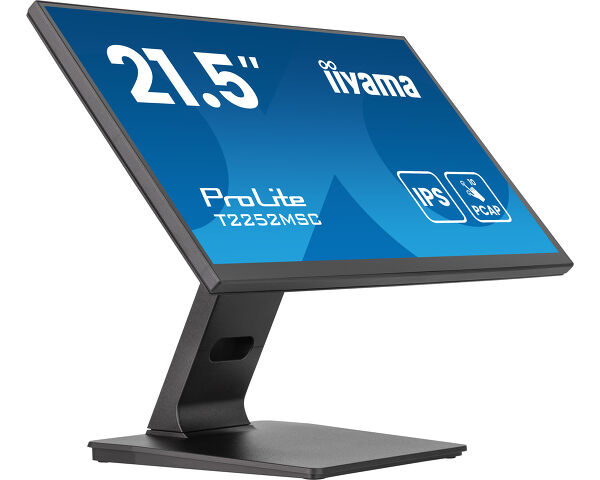 iiyama ProLite T2252MSC-B2AG computer monitor 54.6 cm (21.5") 1920 x 1080 pixels Full HD LCD Touchscreen Black