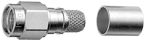 TelegäRtner Koax, SMA-Kabelstecker Cr/Cr Au