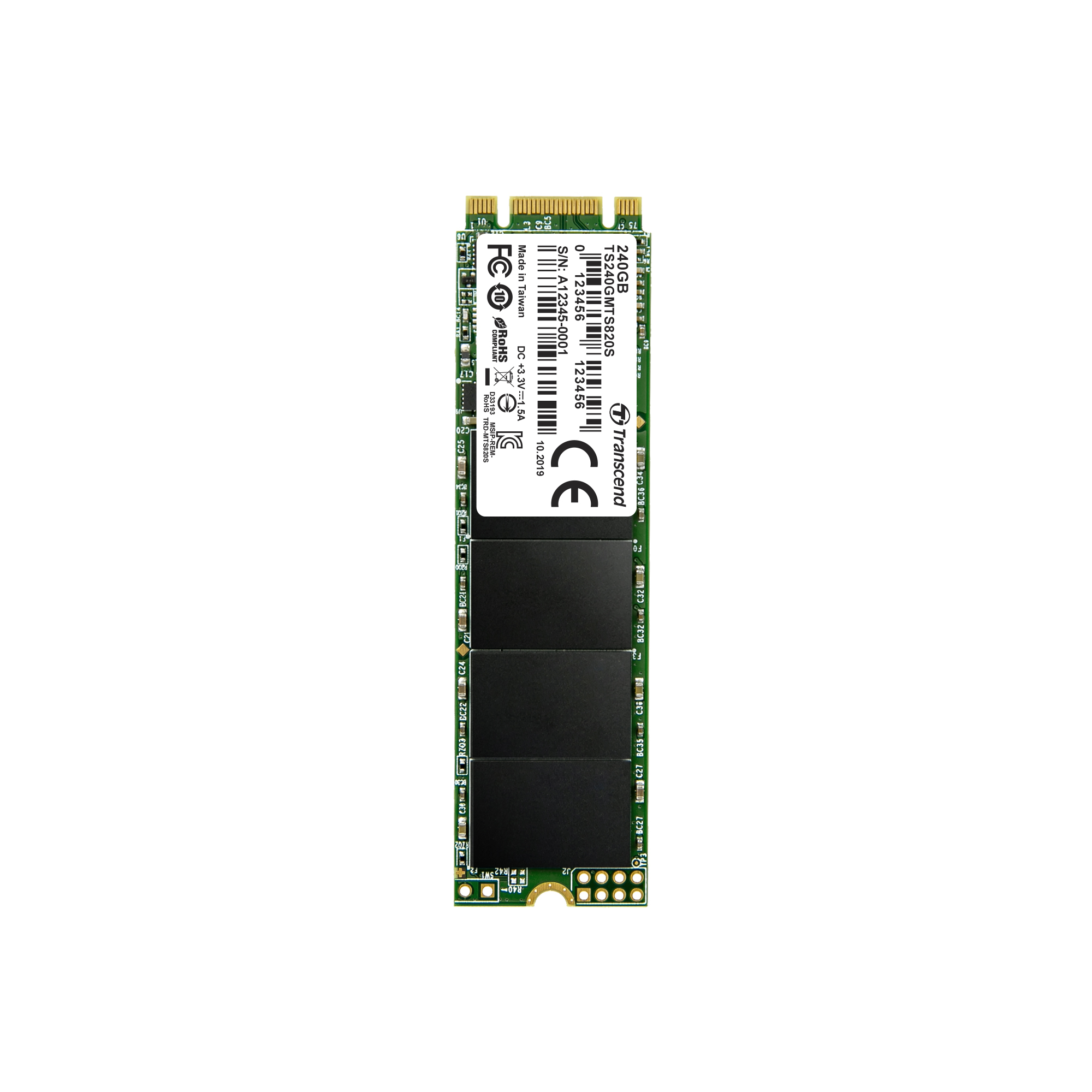SSD m.2 SATA  240GB Transcend MTS820S