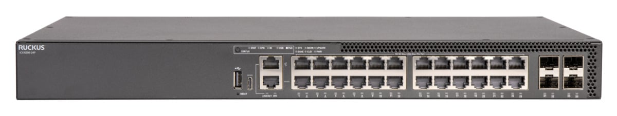 RUCKUS Networks ICX8200-24P network switch Managed Gigabit Ethernet (10/100/1000) Power over Ethernet (PoE)