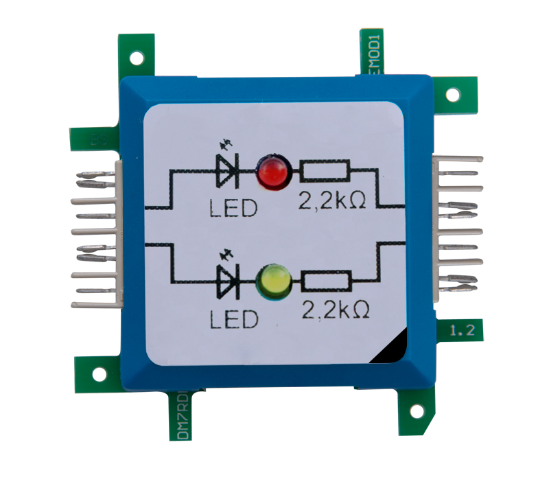 ALLNET Brick’R’knowledge LED dual rot & gelb Signal durchverbunden