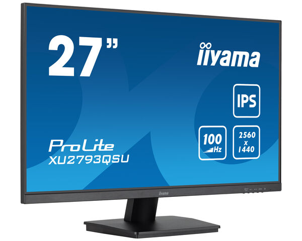 iiyama ProLite XU2793QSU-B6 computer monitor 68.6 cm (27") 2560 x 1440 pixels Wide Quad HD LED Black
