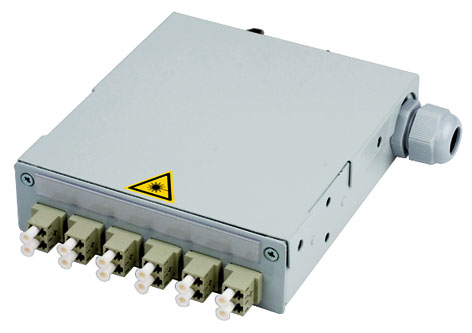 TelegäRtner TS-Verteiler Mit 6xLC-D ,MM/SM