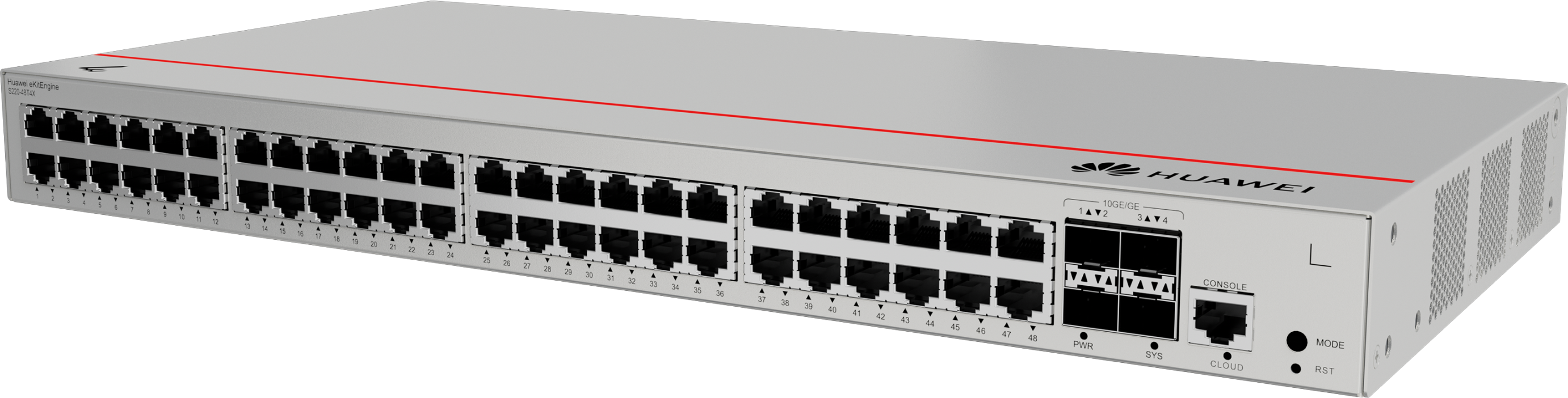 Huawei Switch Full Managed L2 52 Port • 48x GbE • 4x SFP • 19 " • S220-48T4X • EKit