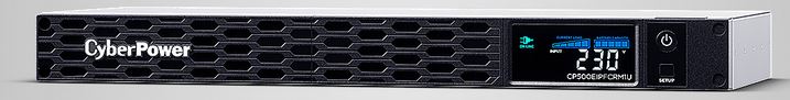 CyberPower USV, PFC-Serie, 19" 1HE,  500VA/300W, Line-Interactive, reiner Sinus, USB/RS232,