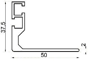 Vertiv(Knürr) Schrank kzub/Smaract,L-Schiene,T 800,L=656mm,Paarweise,