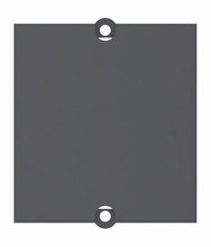 BACHMANN Custom Module Blindabdeckung, Black