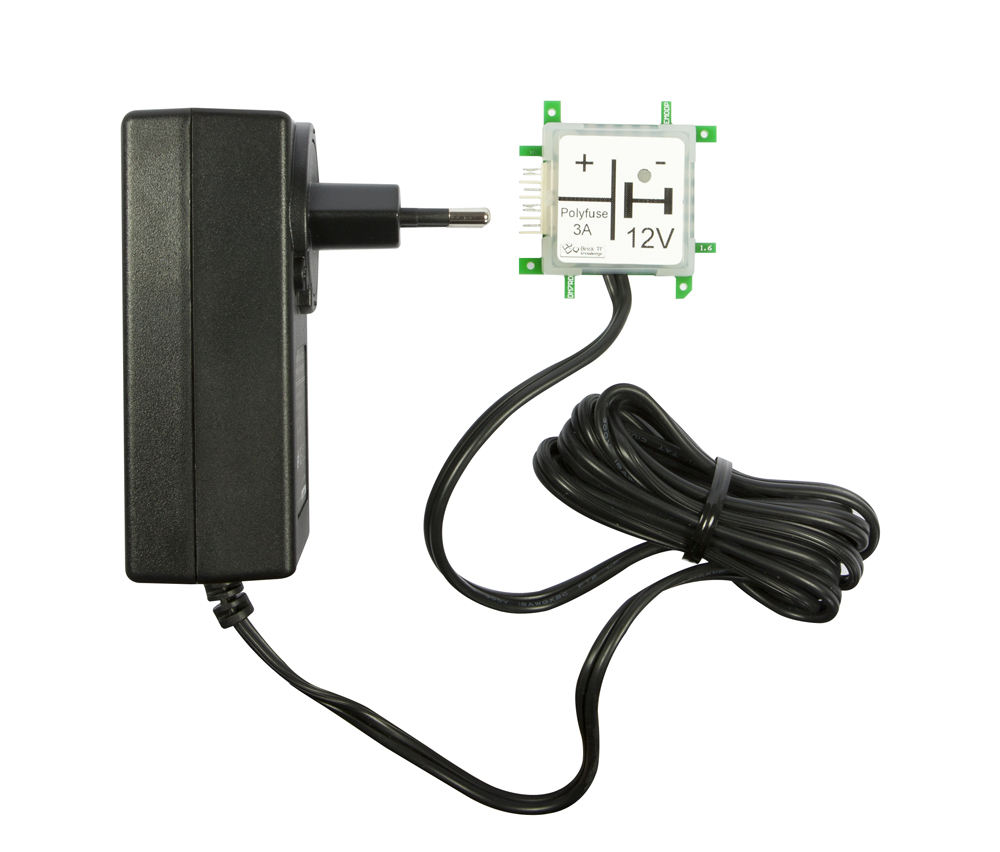 ALLNET Brick'R'knowledge Netzteiladapter 12V 3A Sicherung und Masse