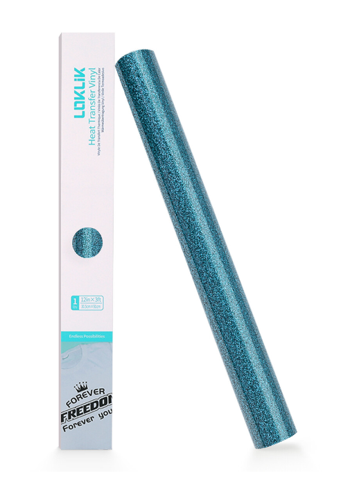 LOKLiK Heat Transfer Vinyl Glitter - Light Blue LOKLiK Heat Transfer Vinyl Glitter - Light Blue