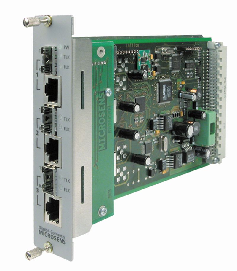 Microsens Gigabit Ethernet 3 Port Access Modul Microsens Gigabit Ethernet 3 Port Access Modul