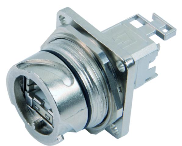 TelegäRtner RJ45-Flanschset Metall STX V1 CAT6