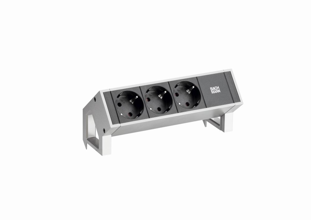 BACHMANN DESK2 3xCEE7/3 Strom 0,2m