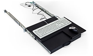 Triton 19 "Zbh. Tastaturfachboden, 19 ", 1, 5HE, Schwarz