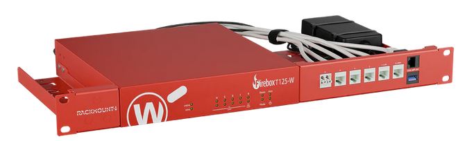 Rackmount.IT, Rack Mount Kit for WatchGuard Firebox T125/T125-W/T145/T145-W, UTP(ungeschirmte) Kupplung/Patchkabel