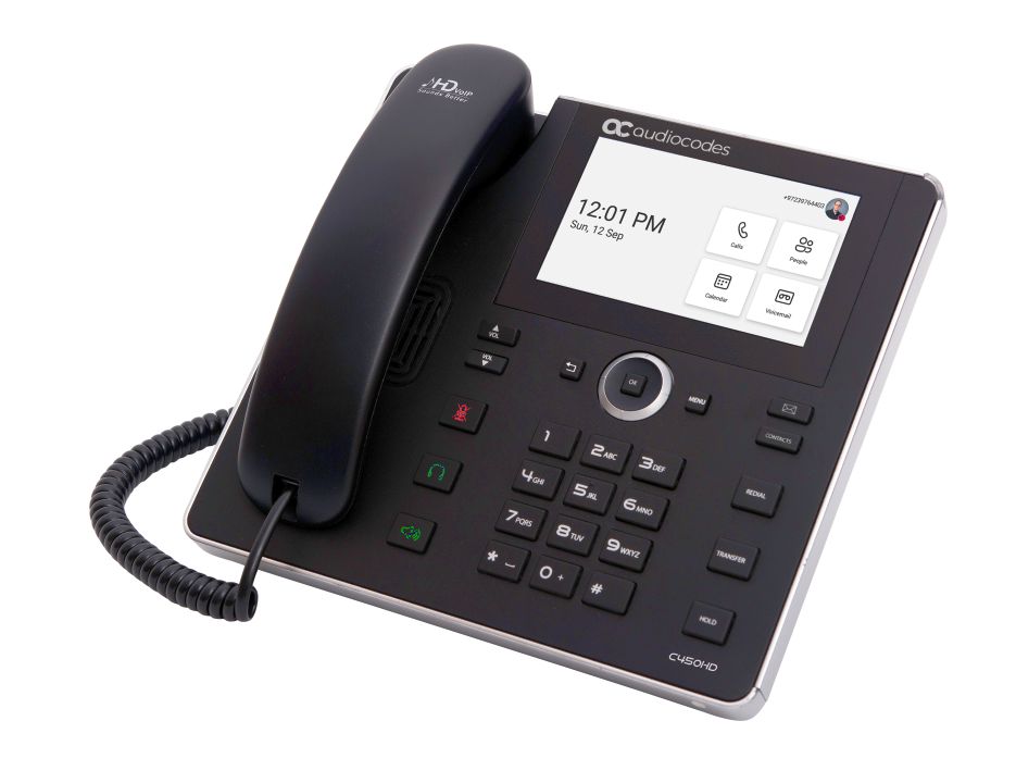 AudioCodes IPC450HD IP-Phone PoE GbE black