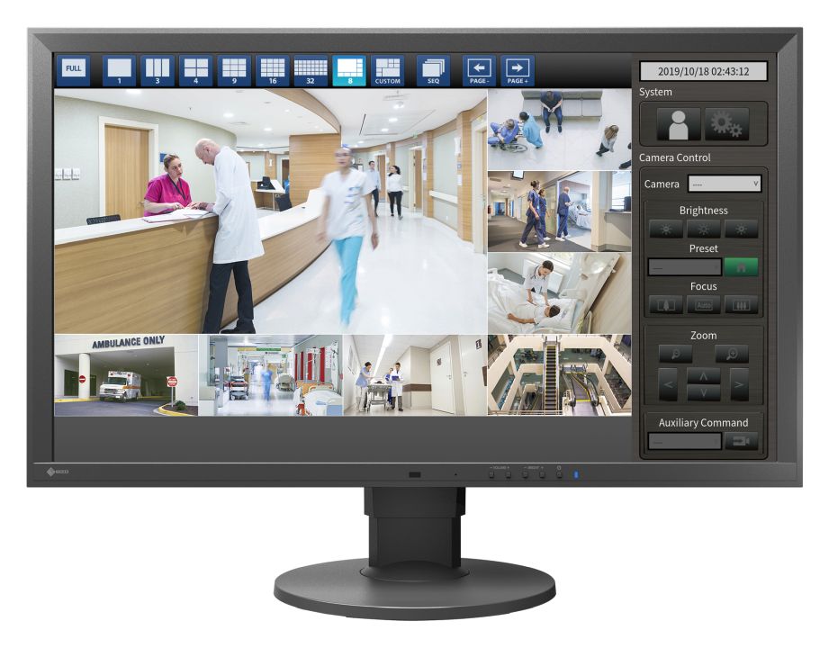 Eizo DuraVision IP-Video-Decoder Monitor FDF2712W-IP schwarz 27"Zoll, IPS-Panel Eizo DuraVision IP-Video-Decoder Monitor FDF2712W-IP schwarz 27"Zoll, IPS-Panel