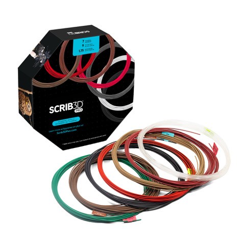 3Doodler Filament / Scrib3D Pro / 7x 9m Farben Nachfüllpack