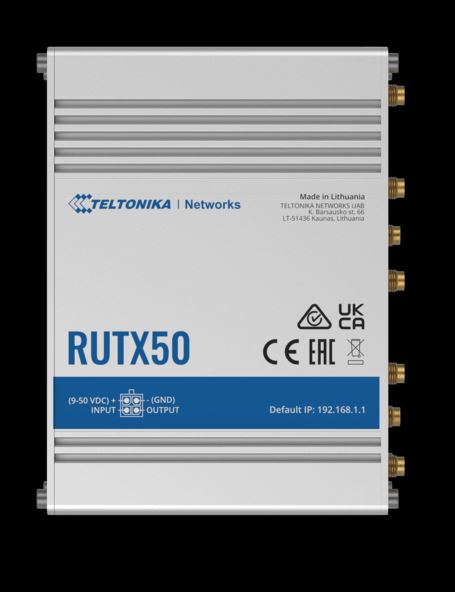 Teltonika · Router · RUTX50 · 5G Modem Router/WLAN Teltonika · Router · RUTX50 · 5G Modem Router/WLAN
