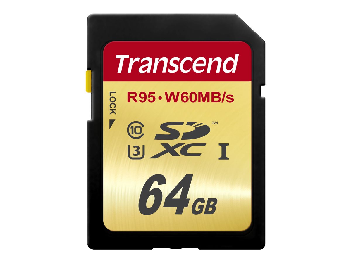 Transcend SD Card SDXC UHS-I U3 64GB