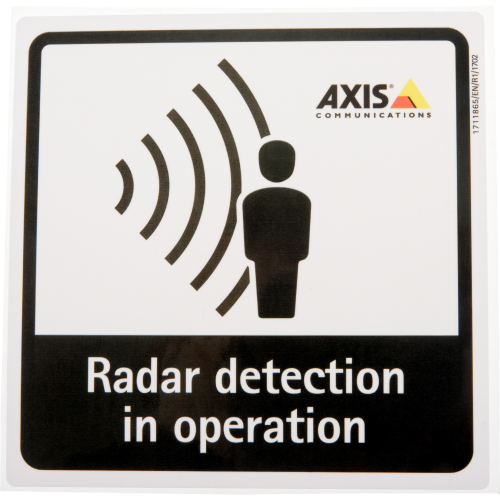 Axis Radar Detection Sticker - 10 Pack