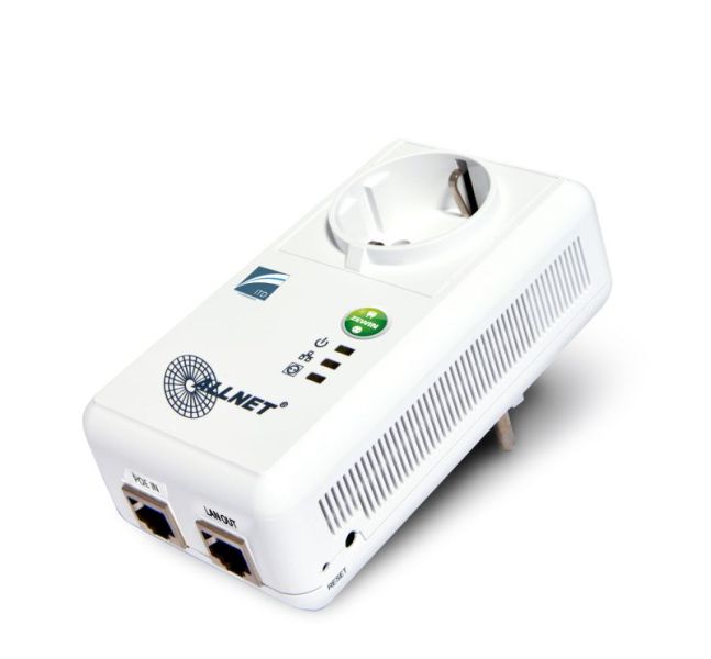 ALLNET PoE Schalt-Steckdose 1x PoE IN 1x LAN OUT ALLNET PoE Schalt-Steckdose 1x PoE IN 1x LAN OUT