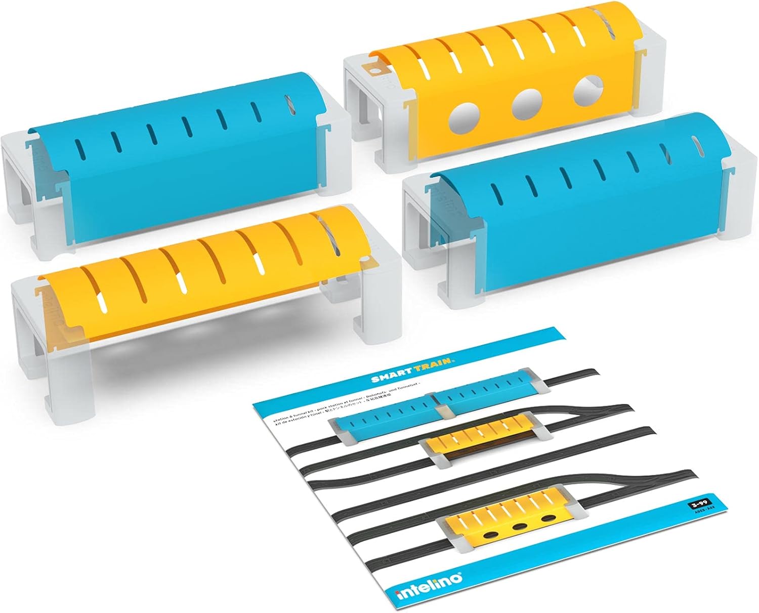 Intelino MINT Eisenbahn Erweiterung "Station & Tunnel Kit" Intelino MINT Eisenbahn Erweiterung "Station & Tunnel Kit"