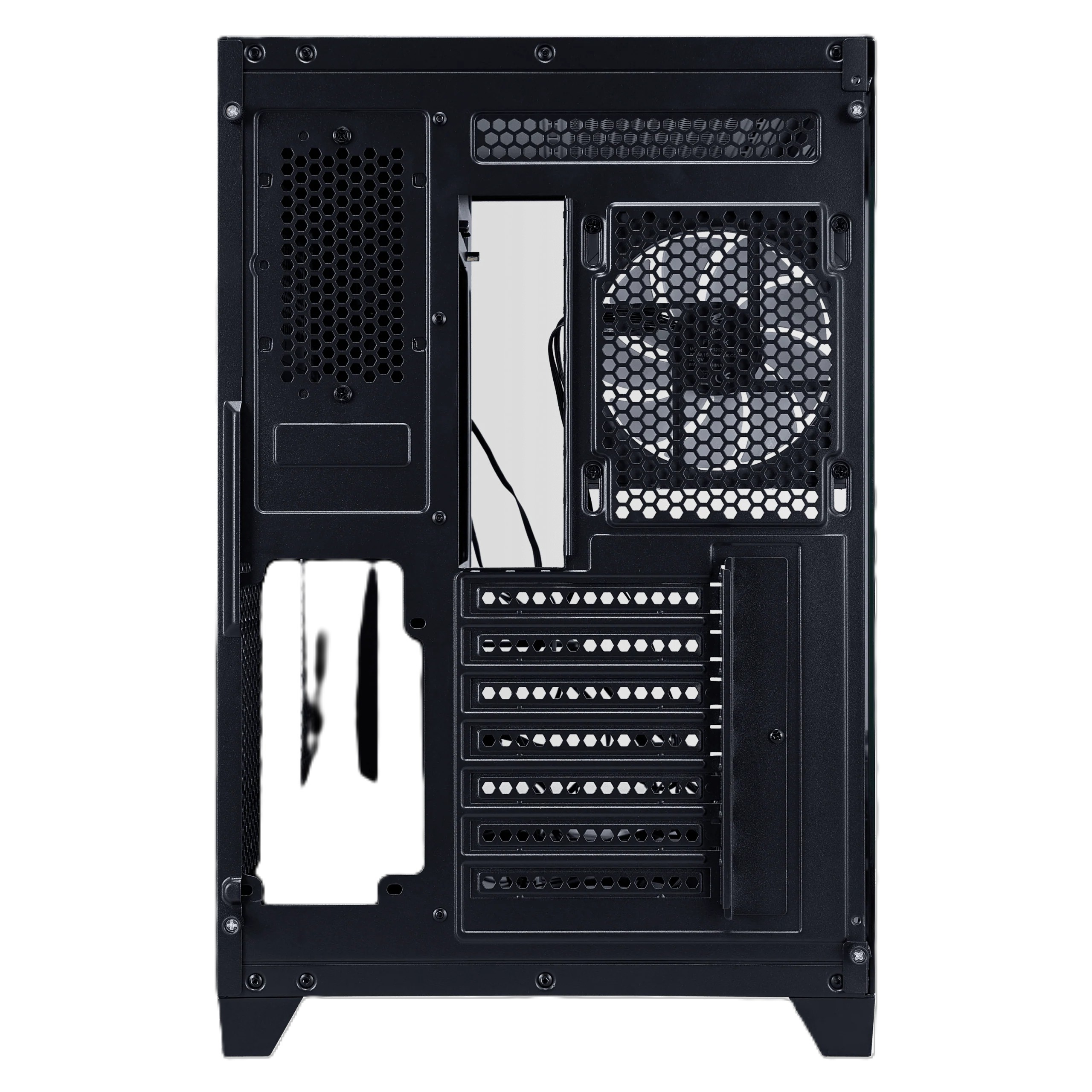 1stPlayer PC Gehäuse MV8-TP Schwarz mit 4 Lüftern