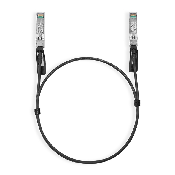 TP-Link - SM5220-1M - 1M Direct Attach SFP+ Cable for 10 Gigabit Co TP-Link - SM5220-1M - 1M Direct Attach SFP+ Cable for 10 Gigabit Co