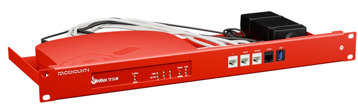 Rackmount.IT, Rack Mount Kit for WatchGuard T115-W, UTP, 1HE/19",