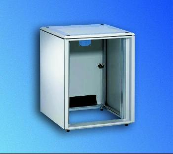 Vertiv(KnüRr) Cabinet Smaract 9HE,B600/T600,T-Nut,Lichtgrau, Ohne FronttüR