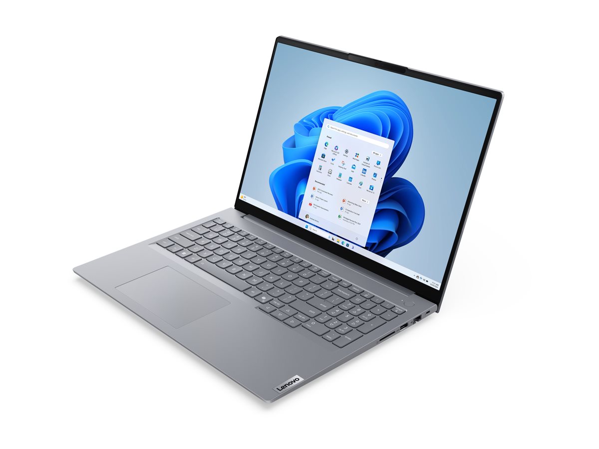 Lenovo ThinkBook 16 G8 IAL Intel Core Ultra 7 255H Laptop 40.6 cm (16") WUXGA 32 GB DDR5-SDRAM 1 TB SSD Wi-Fi 6E (802.11ax) Windows 11 Pro German Grey