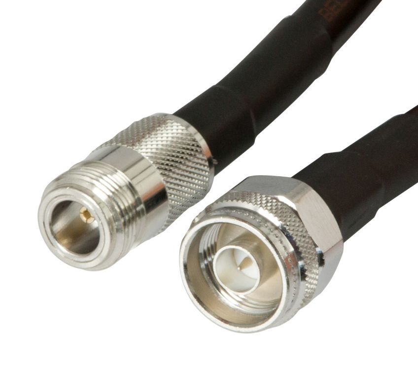 ALLNET Antennen-Kabel N-Type St/Bu, RG-8, 6m, Verlängerung, RF400,