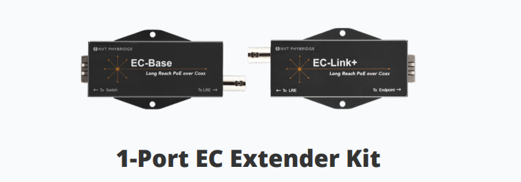 NVT Phybridge Switch CLEER PoE over Coax EC-Extender **KIT**