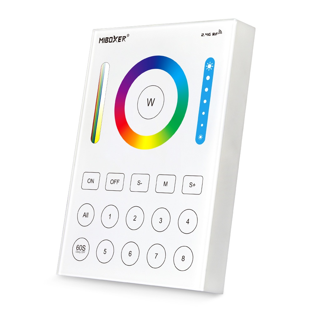 LED Fernbedienung Smart Panel RGB-WW (RGB-CCT) 8 Zonen Milight/Miboxer