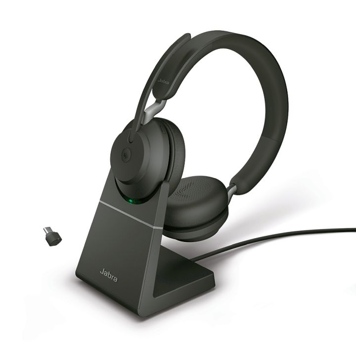 Jabra Evolve2 65 USB-A Black UC Chrg stand Stereo