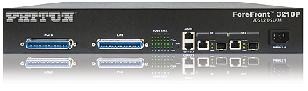 Patton 3210 ForeFront 24 Port VDSL2 IP DSLAM, POTS, 1.5U