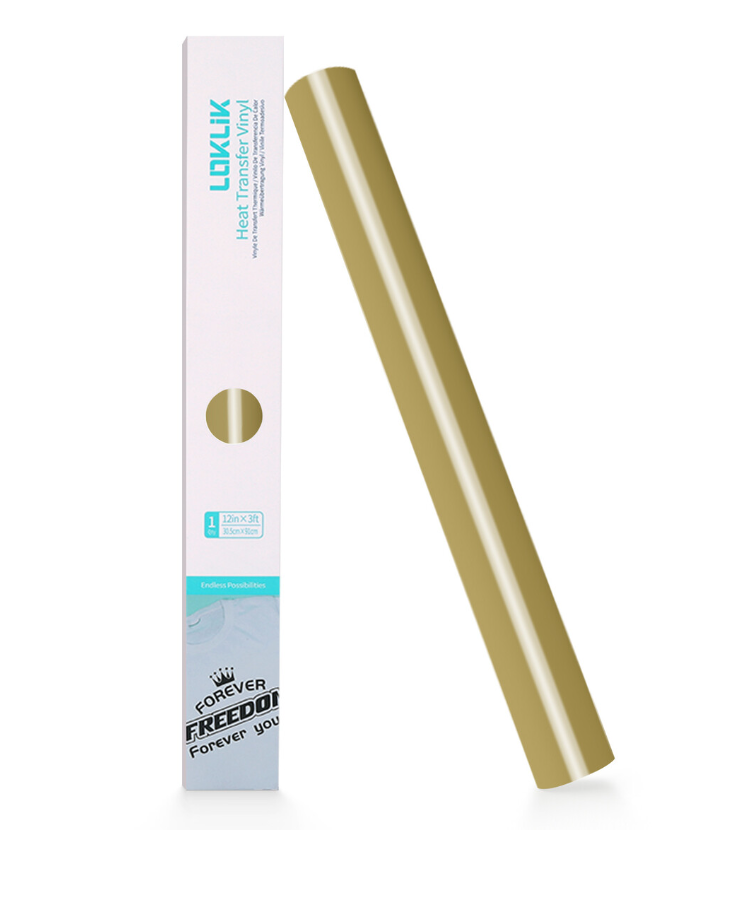 LOKLiK Heat Transfer Vinyl Basic - Gold LOKLiK Heat Transfer Vinyl Basic - Gold