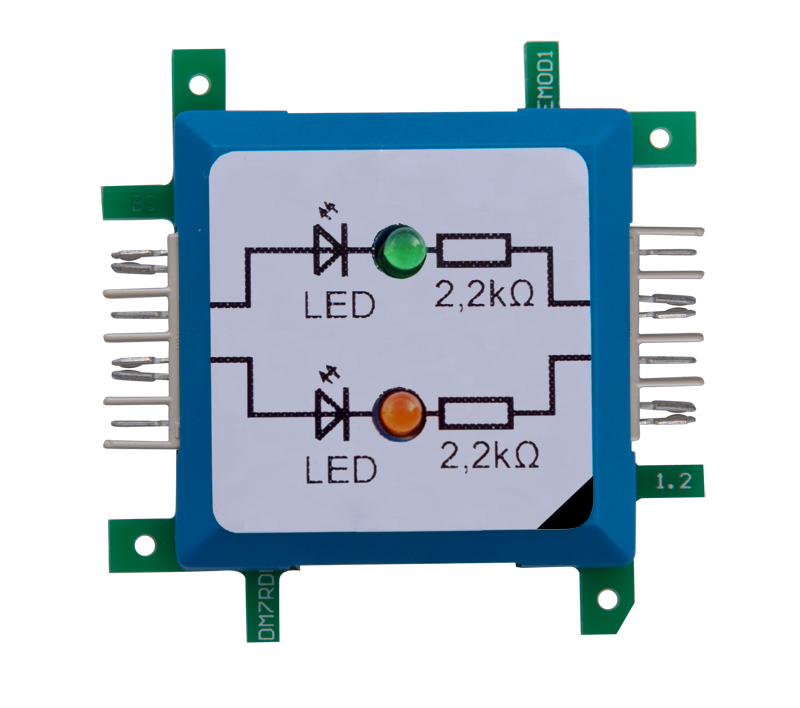 ALLNET Brick’R’knowledge LED dual grün & orange Signal durchverbunden