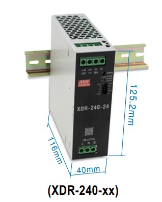 MEAN WELL Power Supply - 48V 240W Hutschiene