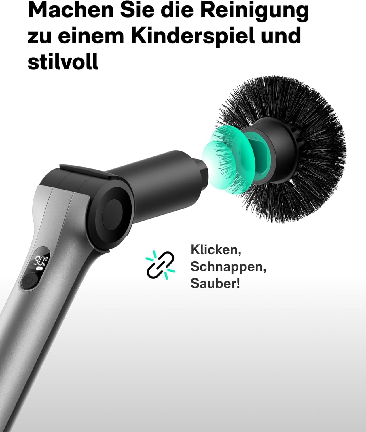 HOTO • Cleaning Tools • Flexi Cordless Spin Scrubber • QWQJA08