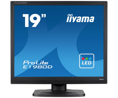 iiyama ProLite E1980D-B1 computer monitor 48.3 cm (19") 1280 x 1024 pixels XGA LED Black