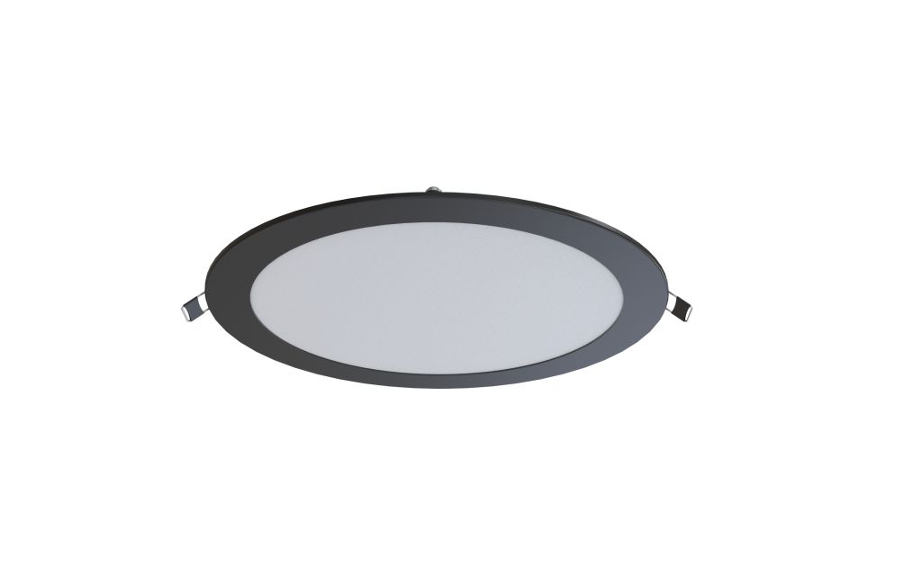 Synergy 21 LED Ultra Slim LED Panel Light V6 15W SWW/WW/NW (3CCT) Black 24V
